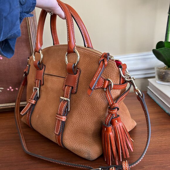 Dooney and Bourke Bristol Satchel in Pebble Grain Leather - Picture 4 of 9